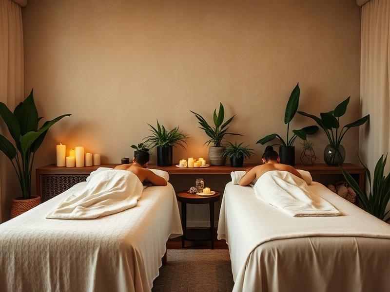 Suite con dos camillas para masaje en pareja